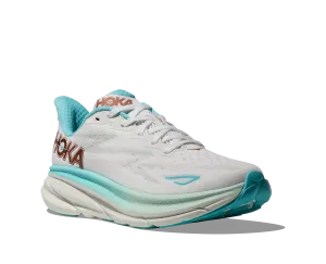 Women's Hoka Clifton 9 Color: Frost/Rose Gold