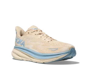 Women's Hoka Clifton 9 Color: Oak/ Alabaster