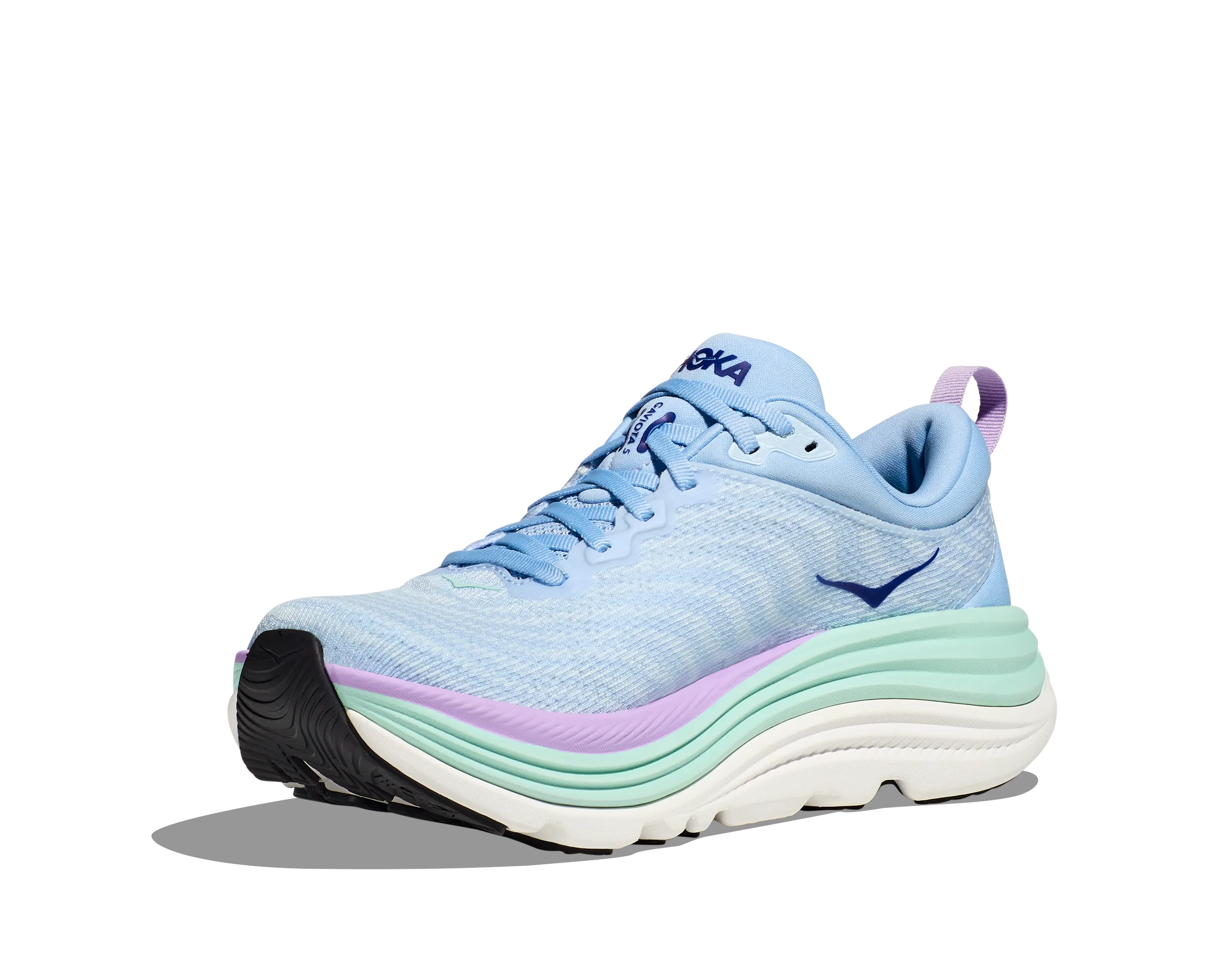 Women's Hoka Gaviota 5 Color: Airy Blue / Sunlit Ocean (WIDE WIDTH)