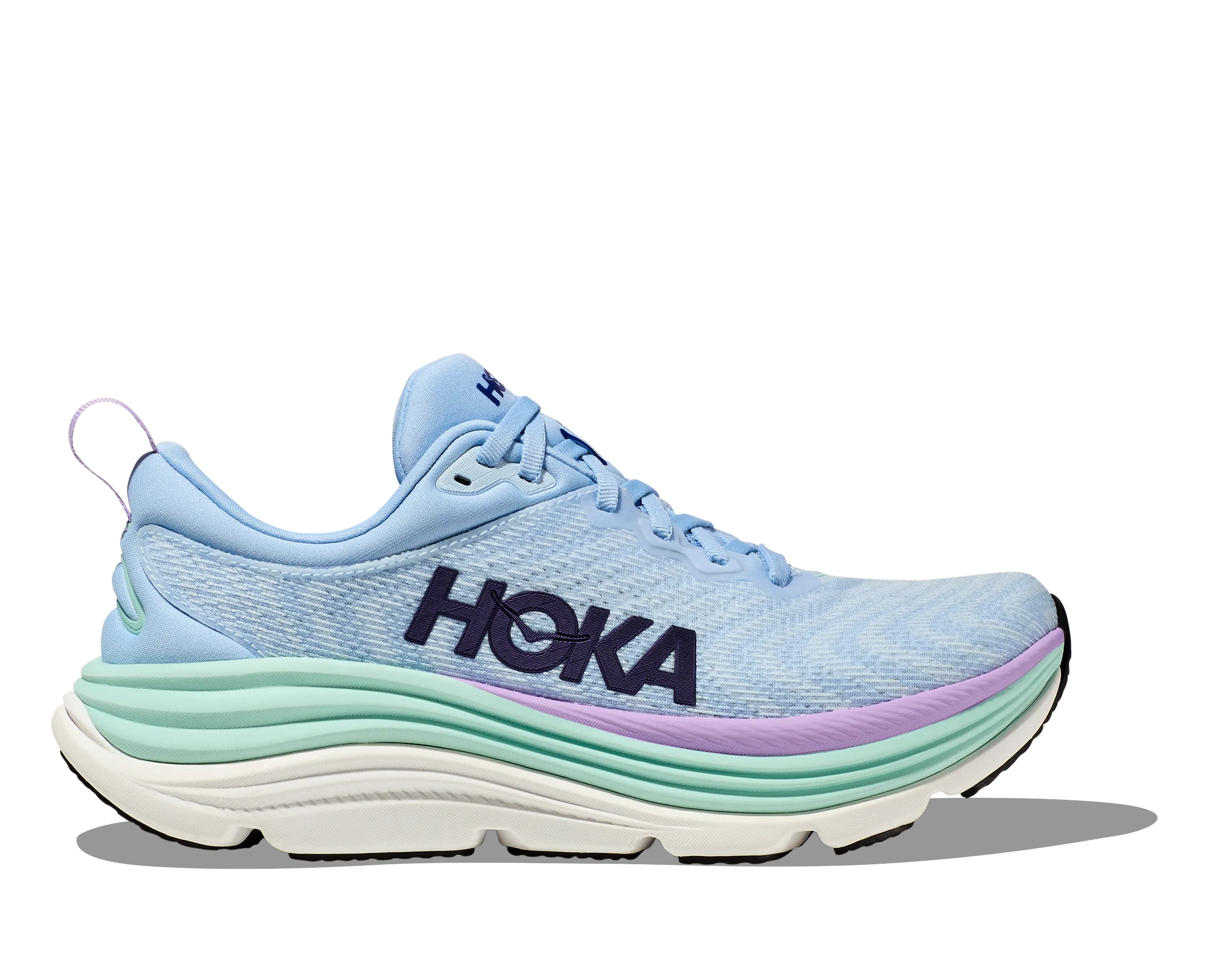 Women's Hoka Gaviota 5 Color: Airy Blue / Sunlit Ocean (WIDE WIDTH)