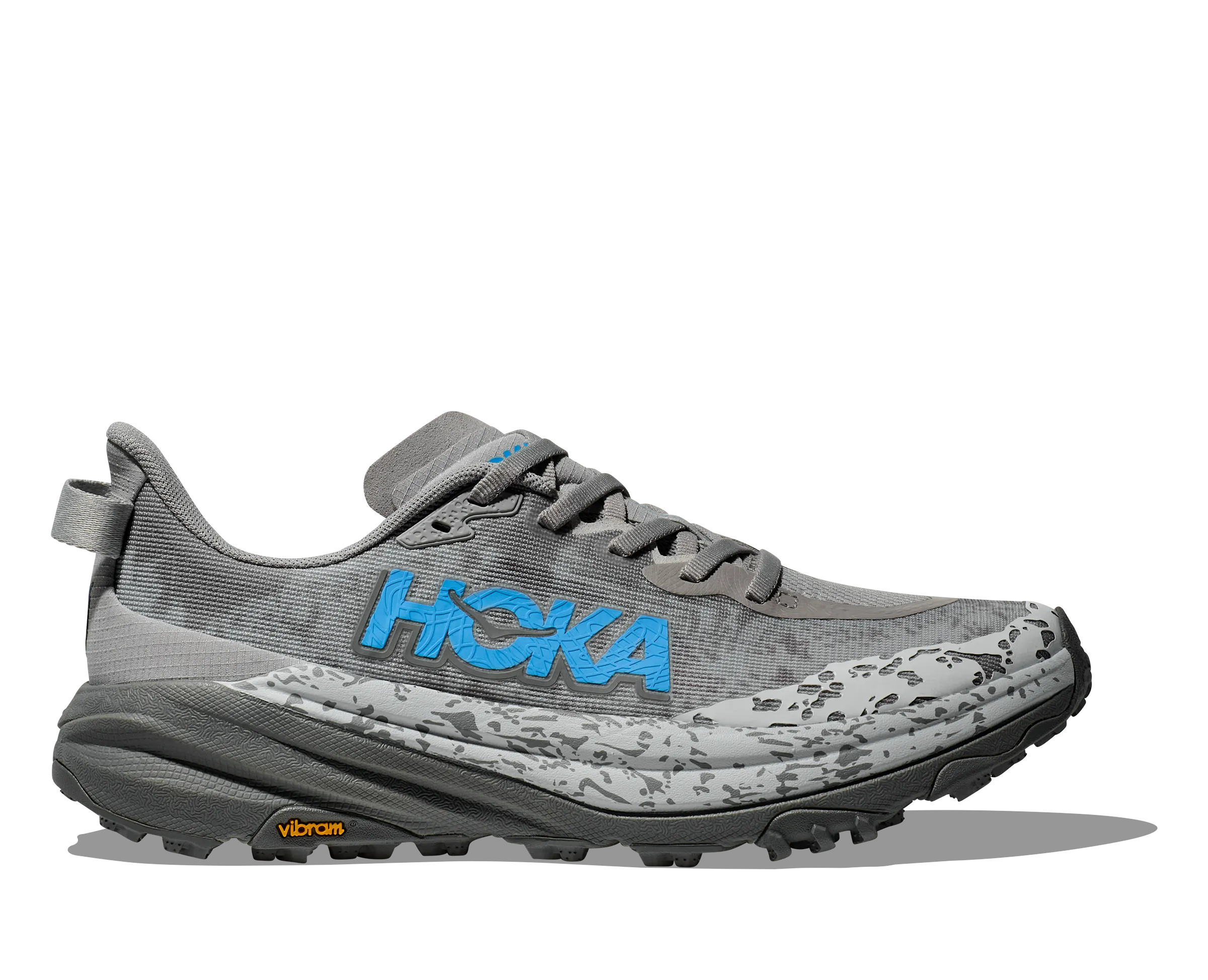 Women's Hoka Speedgoat 6 Color: Stellar Grey/ Asteroid