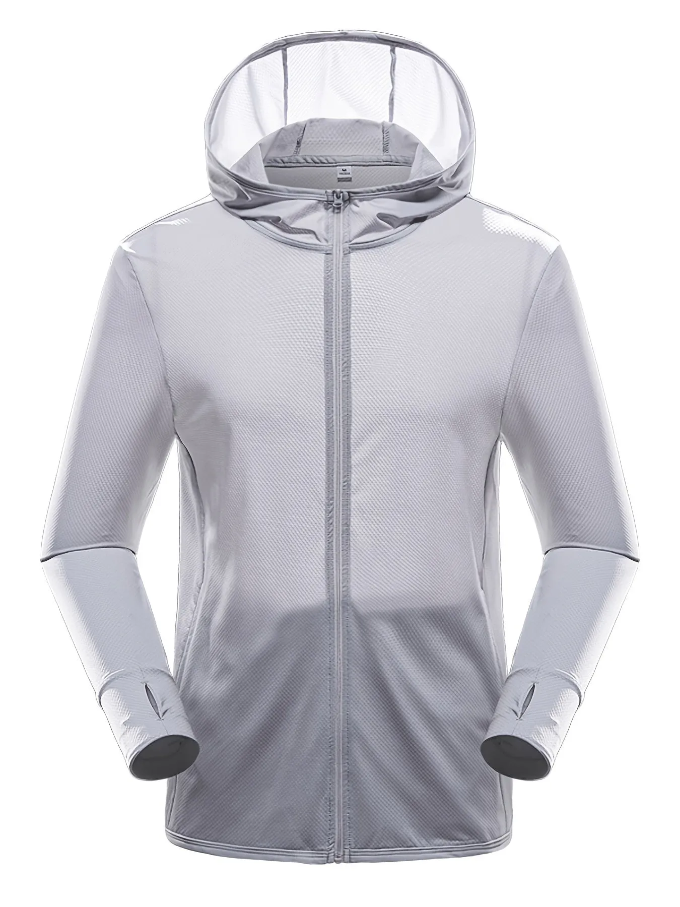 Womens Hooded Lightweight Jacket - Full Zip, Long Sleeve Sports Shirt - Breathable, Quick-Dry for Running, Cycling, Fishing Adventures