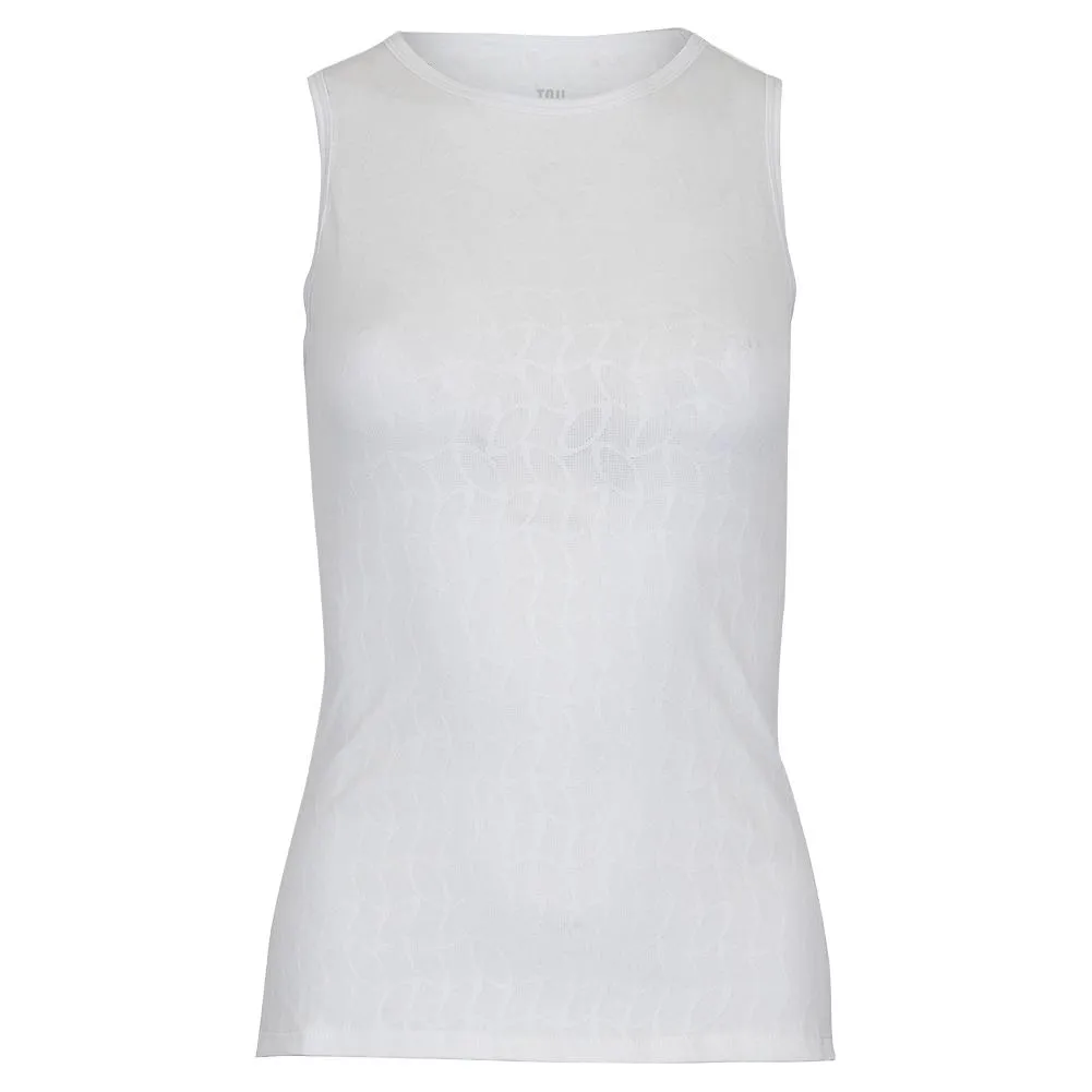 Women's Joely Tennis Tank Oval Jacquard