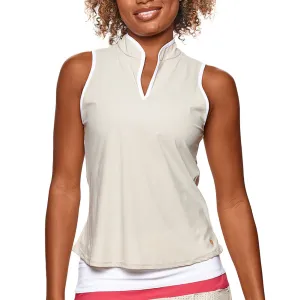 Women`s Mock Neck Tennis Tank Sabia