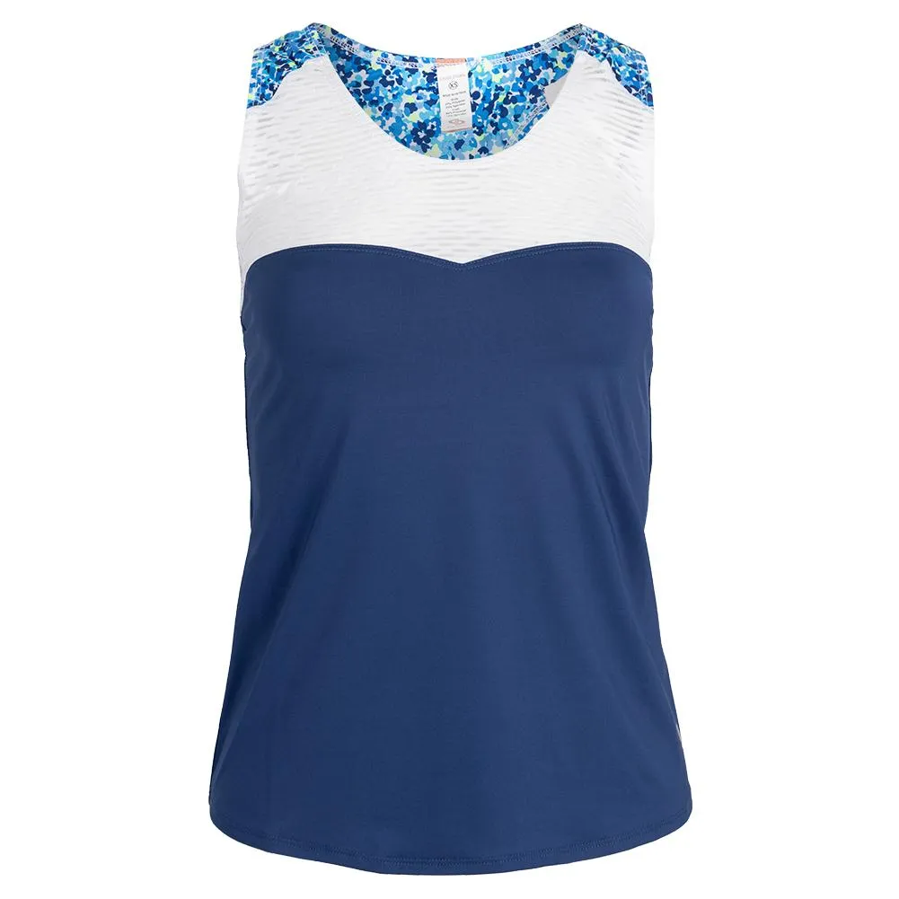 Women's Monet Tennis Tank Indigo