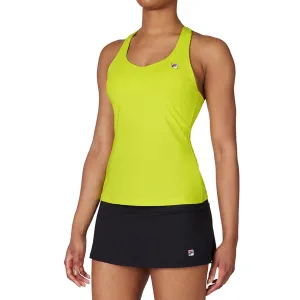 Women's Racerback Tennis Tank Cyber Lime