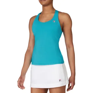 Women's Racerback Tennis Tank Scuba Blue