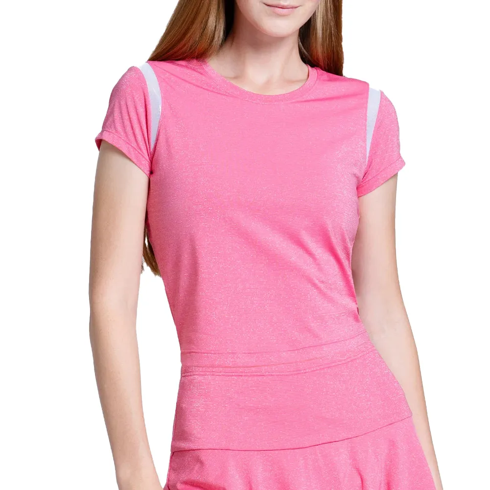 Women`s Shimmer Slim Tennis Top