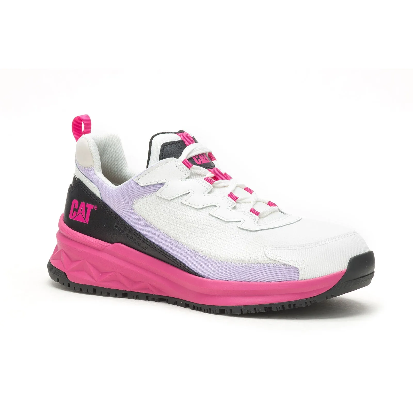 Women's Streamline Runner Composite-Toe Work Shoe Pink/White