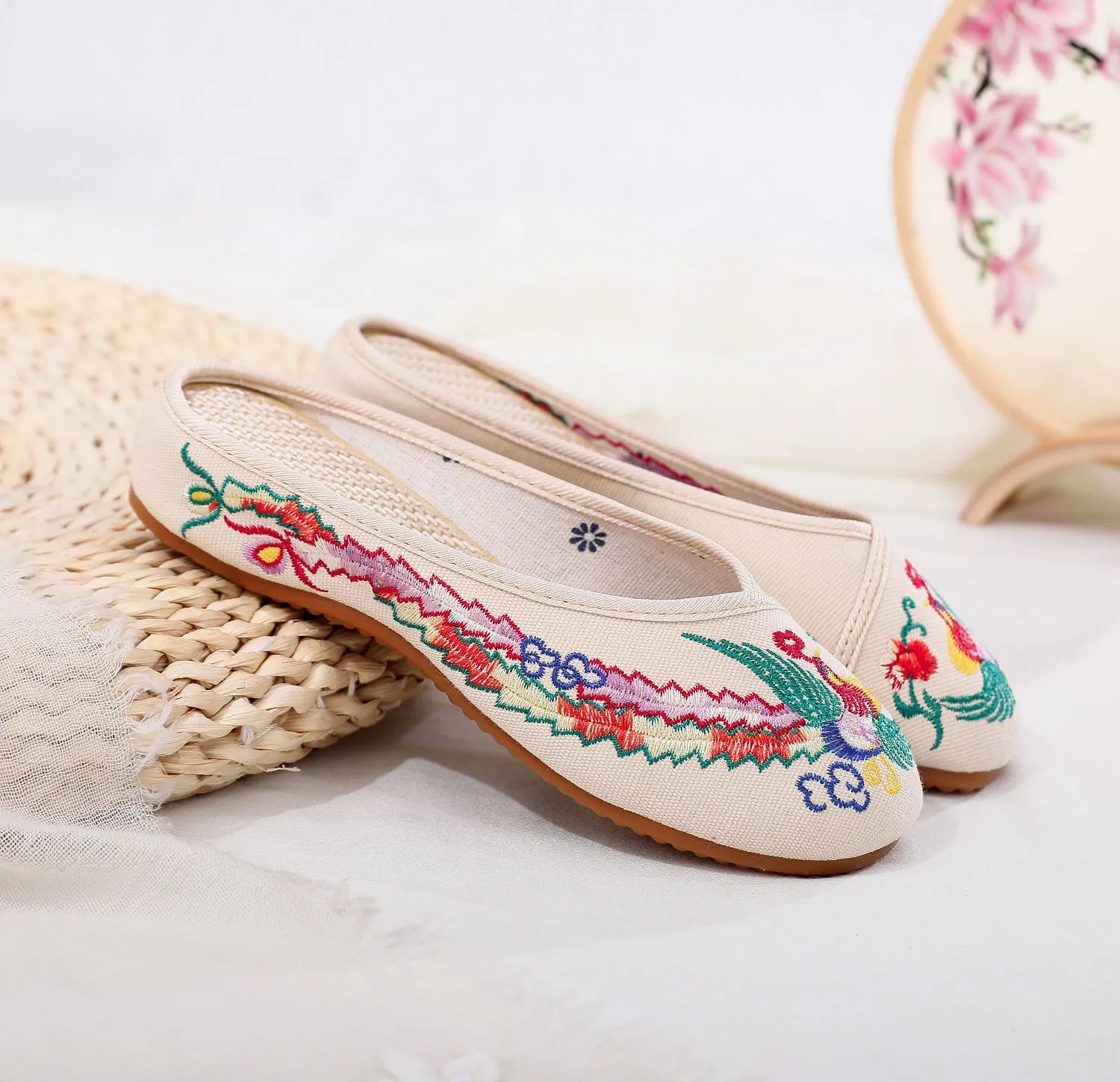 Women's Summer Walking Shopping Travel Tendon Canvas Shoes