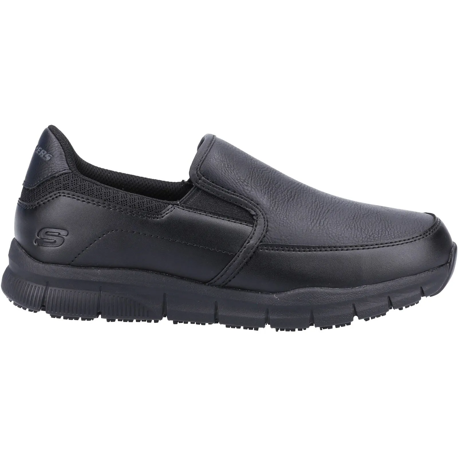 Women's Wide Fit Skechers 77236EC Nampa Annod Occupational Trainers