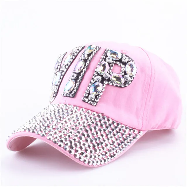 [YARBUU]CAP Wholesale 2017 Hat Rhinestone Print Denim hat Rivet Sun-Shading VIP Baseball Summer Women's Cap Jean Caps hip hop